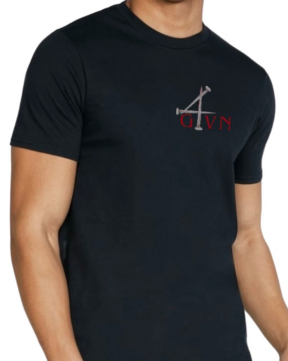 4GIVN Heart & Crown Black Tshirt